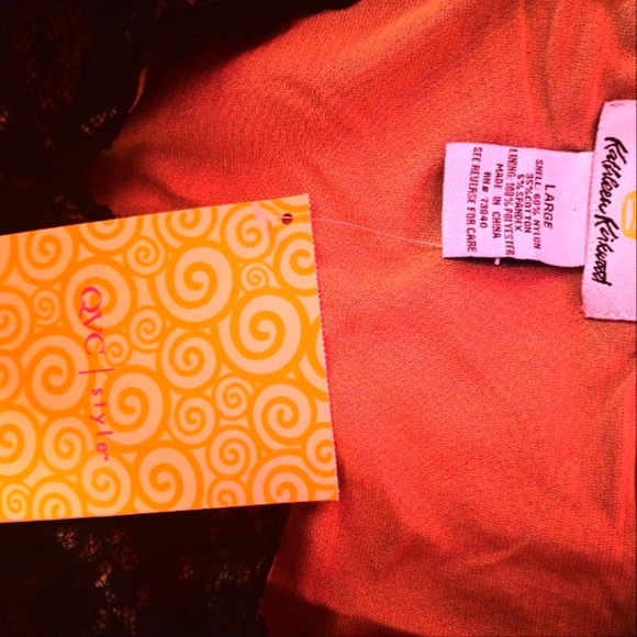 Kathleen Kirkwood Y2K Black Lace Overlay Sleeveless Blouse (NWT!) (Size L) - Picture 9 of 9